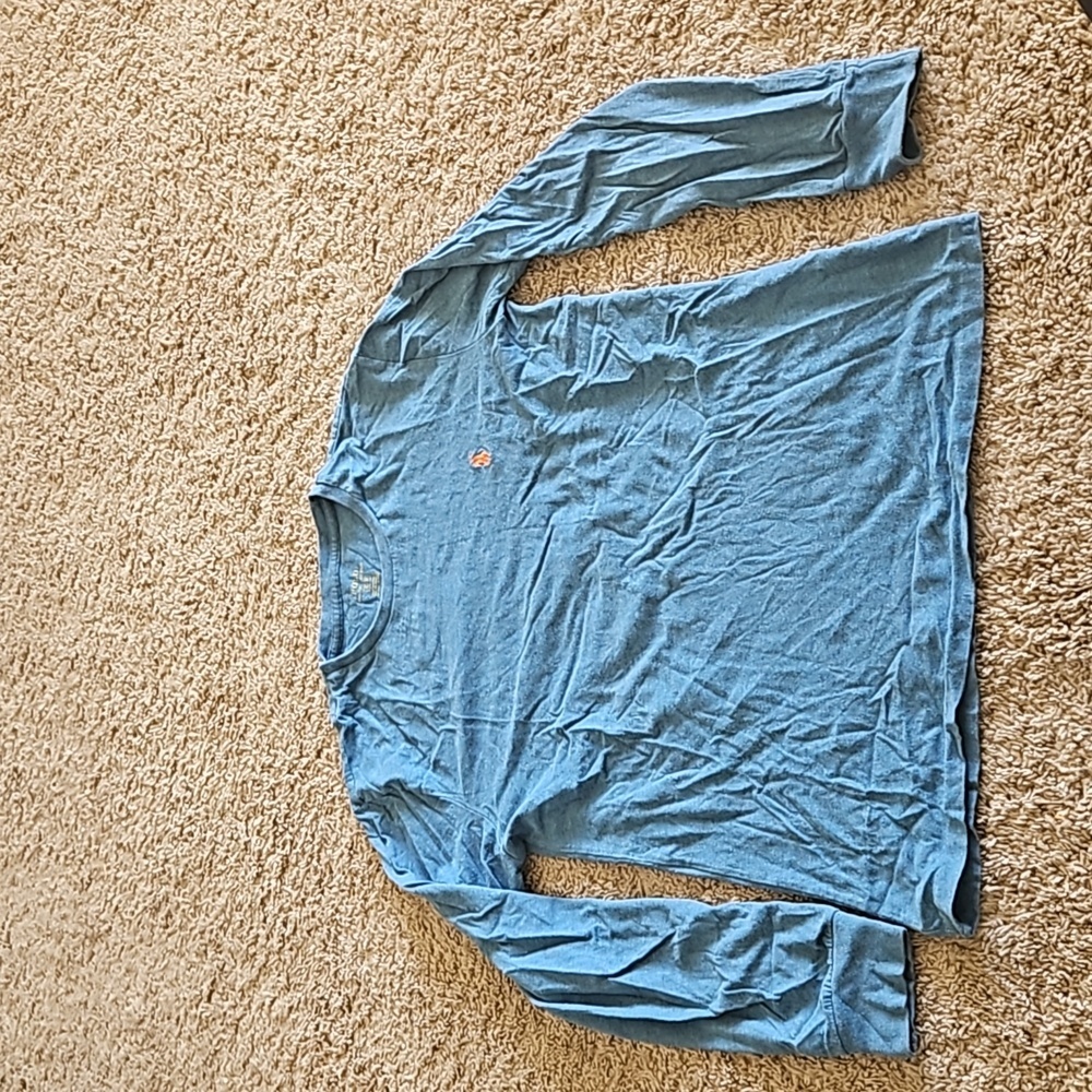 Polo Ralph Lauren long sleeve T shirt, blue, size S
